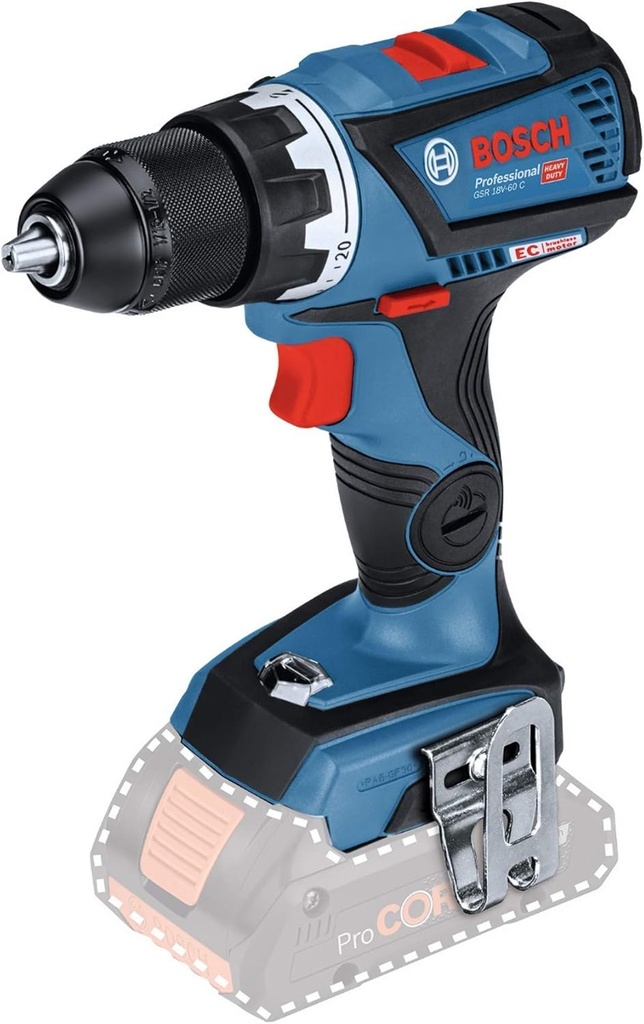 ATORNILLADOR BOSCH GSR 18V-60 C (sin bat.)