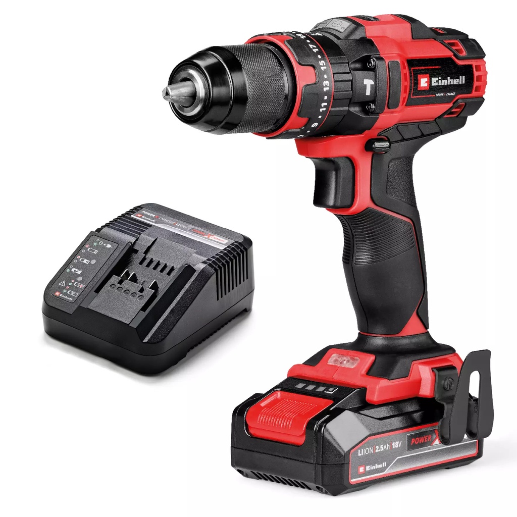 TALADRO A BATERÍA 18V PERCUTOR TE-CD 18/44 Li-i (1 Bat. 2,5 Ah)