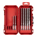 ESTUCHE 7 BROCAS SDS-PLUS MX4 (5, 6, 6, 8, 8, 10)