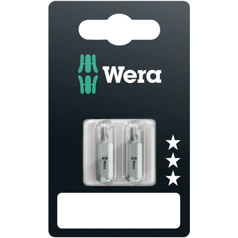 BLISTER 2 PUNTAS PH 1 x 25 WERA