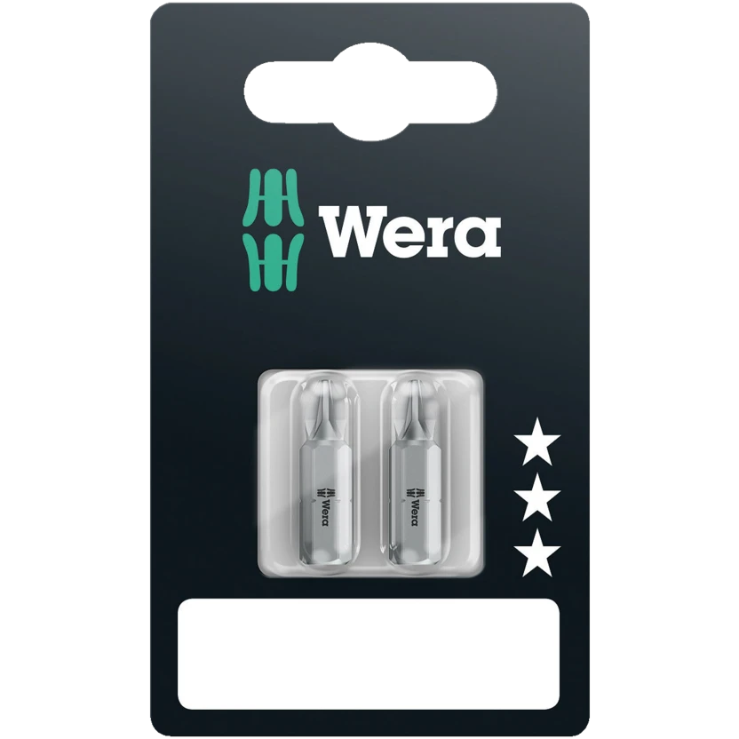 BLISTER 2 PUNTAS PZ 1 x 25 WERA