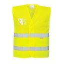 CHALECO DE MEDIA MALLA ALTA VISIBILIDAD 4XL