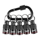 MOSQUETÓN XL SHOCKWAVE CON 5 PORTAPUNTAS HEXAGONAL 1/4"