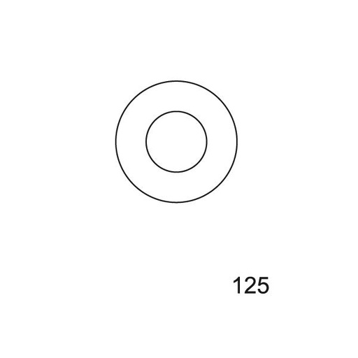[125Z10] ARANDELA PLANA DIN 125 ZN 10