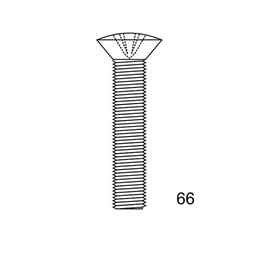 [66A43X10] TORNILLO DIN 66 INOX A4 3X10