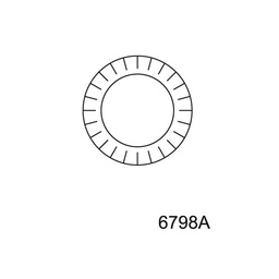 [6798A810,5] ARANDELA DIN 6798A 8.8 10,5