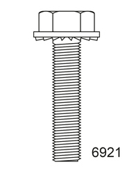 [6921Z5X30] TORNILLO DIN 6921 ZN 5X30