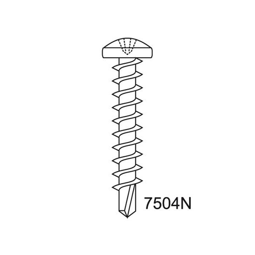 [7504NZ4,2X13] TORNILLO AUTOPERFORANTE 7504-N 4,2X13