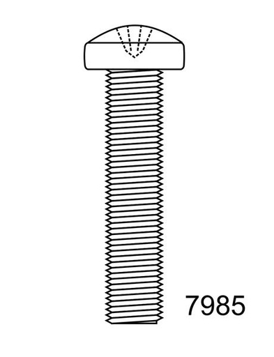 [7985A44X10] TORNILLO DIN 7985 INOX A4 4X10