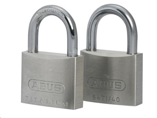 [AB64TI20TWINS] PAR CANDADOS 20mm LLAVES IGU. Ref.64TI20TWINS