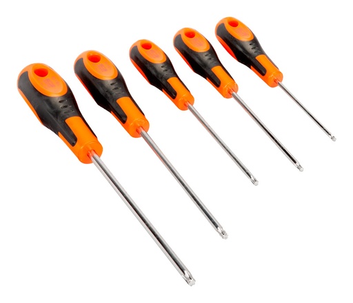 [BA6125] JUEGO 5 DESTORNILLADORES TORX BAHCO 612-5