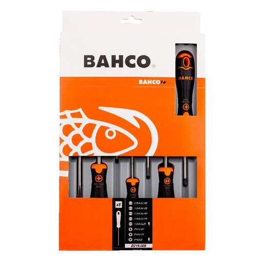 [BAB219008/P] JUEGO 8 DESTORNILLADORES BAHCO B219.008