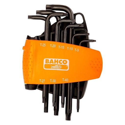 [BABE9575] JUEGO 8 LLAVES ACODADAS TORX BAHCO BE-9575