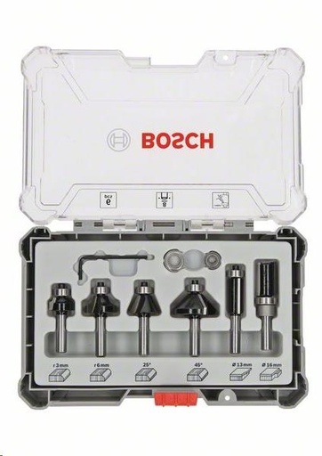 [BO2607017469] SET 6 FRESAS PERFIL Y CORTE 8MM BOSCH