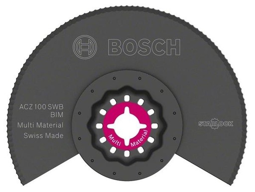 [BO2608669123] CUCHILLA DIENTES ONDULADOS ACZ 100 SWB ACCESORIO MULTIHERRAMIENTA BOSCH GOP