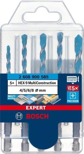 [BO2608902289] JUEGO 5 BROCAS BOSCH EXPERT MULTICONSTRUCTION