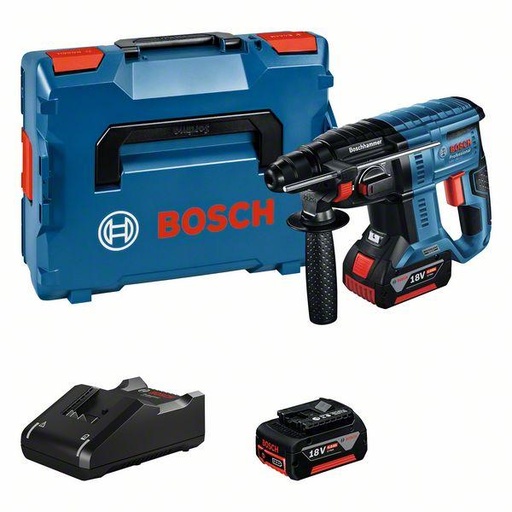 [BOGBH18V212Q] MARTILLO PERFORADOR BOSCH GBH 18V-21 (1 Bat. 4,0Ah+ 1 Bat. 5,5Ah)