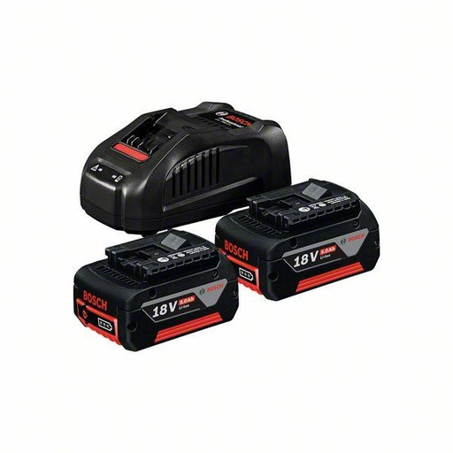 [BOPOWER18-5] SET 2 BATERÍAS 18V 5,0AH Y CARGADOR 1880 CV BOSCH