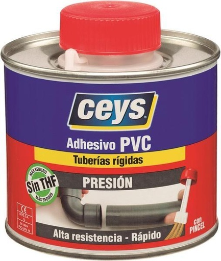 [CE900210] BOTE PVC PRESIÓN CEYS CON PINCEL 500 ml