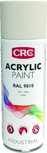 [CR1030828] PINTURA ACRÍLICA RAL 9010 BLANCO MATE 400 ml 31066-AA CRC