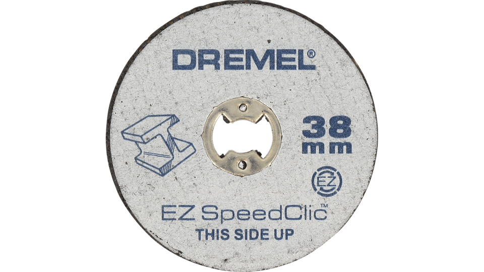 Dremel MAX Disco de corte de alto rendimiento (SC456DM) Disco de corte de  metal con sistema EZ SpeedClic, 38 mm, durabilidad máxima de vida :  : Industria, empresas y ciencia
