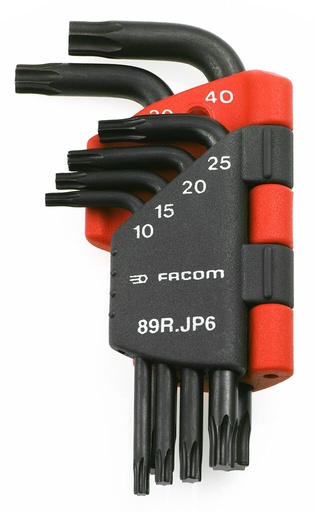 [FC89RJP6] JUEGO 6 LLAVES FACOM TORX ESTUCHE COMPACTO