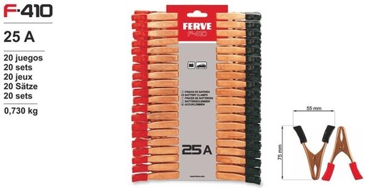 [FE410] PINZA 25 A (JUEGO) F-410