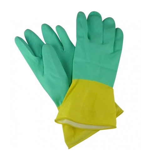[GU12] GUANTES GOMA KAPATAZ BICOLOR