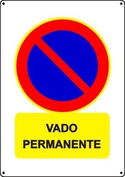 [JA4052001] CARTEL VADO PERMANENTE