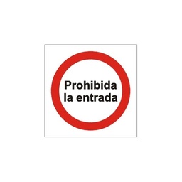 [JA4054060] ROTULO INF. "PROHIBIDA ENTRADA"