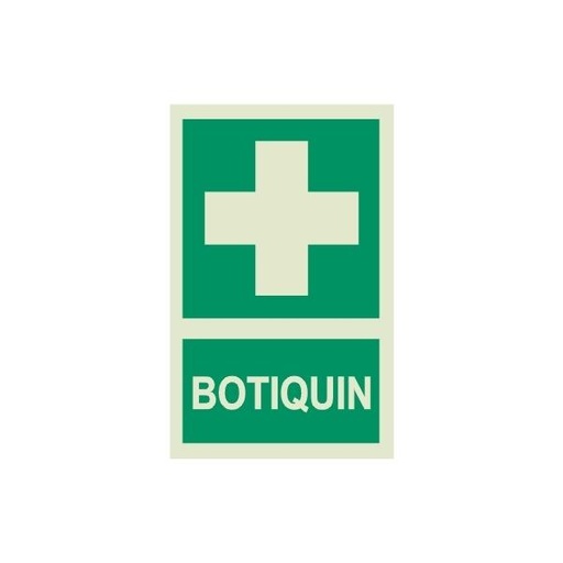 [JA4064411] CARTEL FOTO LUMINOSO "BOTIQUÍN"