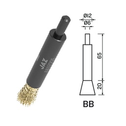 [JABB] CEPILLO BROCHA PLANO ACERO JAZ BB 1201E