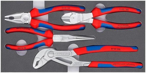 [KN002001V17] JUEGO 4 ALICATES KNIPEX 00 20 01 V17