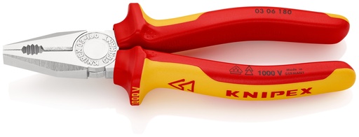 [KN0306180] ALICATE UNIVERSAL AISLADO KNIPEX 03 06 180