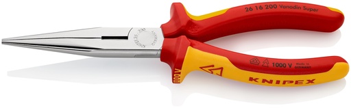 [KN2616200] ALICATE PUNTA RECTA AISLADO KNIPEX 26 16 200