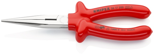 [KN2617200] ALICATE PUNTA RECTA AISLADO KNIPEX 26 17 200