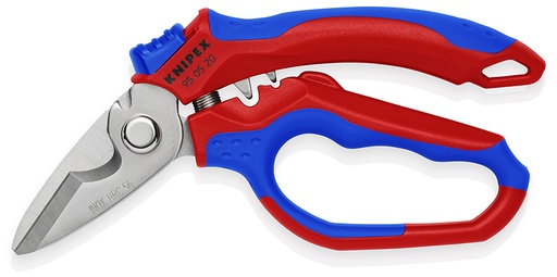 [KN950520SB] TIJERAS DE ELECTRICISTA ACODADAS KNIPEX 95 05 20 SB