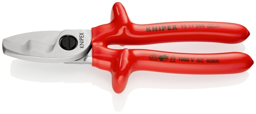 [KN9517200] TIJERAS CORTACABLES AISLADAS KNIPEX 95 17 200
