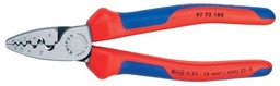 [KN9772180] ALICATE CRIMPAR PUNTERAS KNIPEX 97 72 180