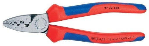 [KN9772180] ALICATE CRIMPAR PUNTERAS KNIPEX 97 72 180