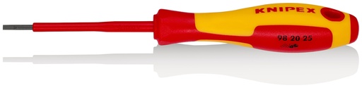 [KN982025] DESTORNILLADOR AISLADO PLANO KNIPEX 98 20 25 2,5X75