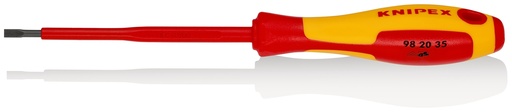 [KN982035] DESTORNILLADOR AISLADO PLANO KNIPEX 98 20 35 3,5X100