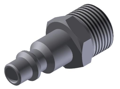 [KR1721/4] ADAPTADOR ROSCA MACHO K 1/4