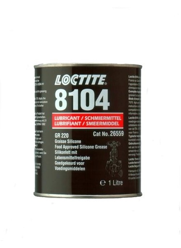 [LO1652340] 8104 LOCTITE GRASA SILICONA ALIMENTARIA 1Lts.