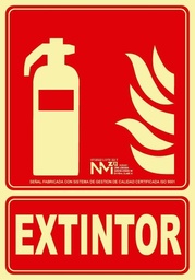 [NORD00101] SEÑAL EXTINTOR PVC 1MM CLASE A 210X300MM