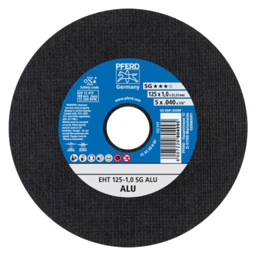 [PF804995] DISCOS CORTE SG ALUMINIO 125x1 PFERD