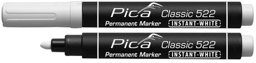 [PI52252] MARCADOR PICA 522 PERMANENENTE BALA GRUESA BLANCO