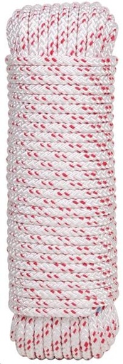 [R420010003744] CUERDA PES TRENZ CON ALMA 6 mm 5 m BLANCA