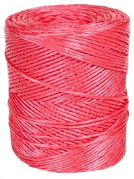 [R443000002633] HILO DE RAFIA DE POLIPROPILENO DE 1.7mm ROJO ROMBULL