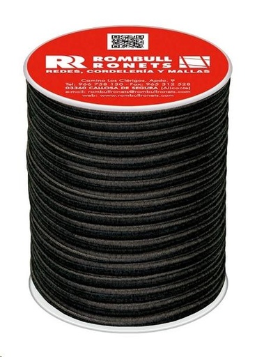 [R451412002266] CUERDA ELÁSTICA NEGRO 8 mm x 25 m